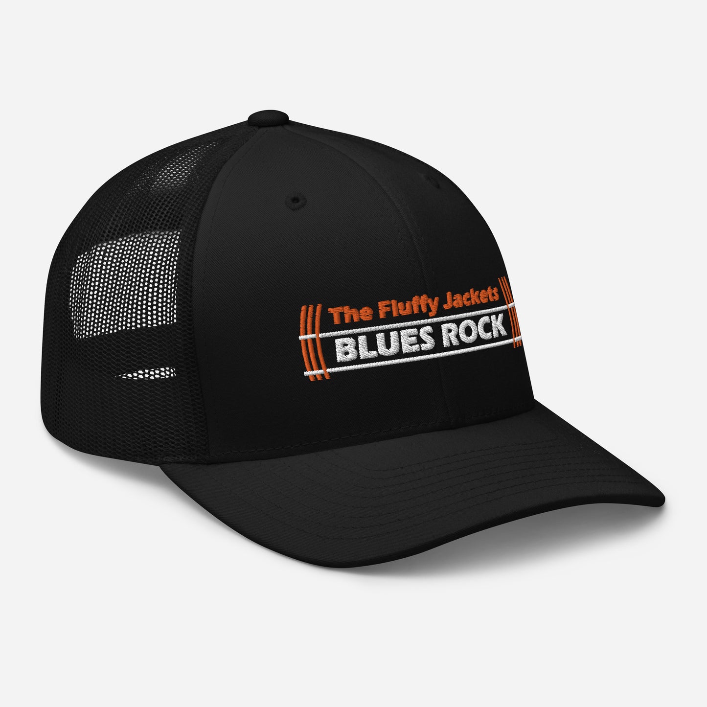 The Fluffy Jackets' Blues Rock Trucker Cap